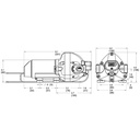 Druckwasserpumpe 32305-5012-3A HotShot 3.0, Jabsco, 12V, 3,4 bar, 11,4LPM, S/E