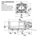 Druckwasserpumpe Q301J-115S-3A PAR-MAX HD3, Jabsco, 12V, 2,8 bar, 11LPM, S/E