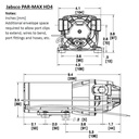 Druckwasserpumpe Q402J-115S-3A PAR-MAX HD3, Jabsco, 24V, 2,8 bar, 15LPM, S/E