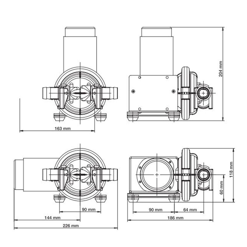 Viking Power 16, 10-13350-03 SPX Johnson Pump, 12V, 16LPM