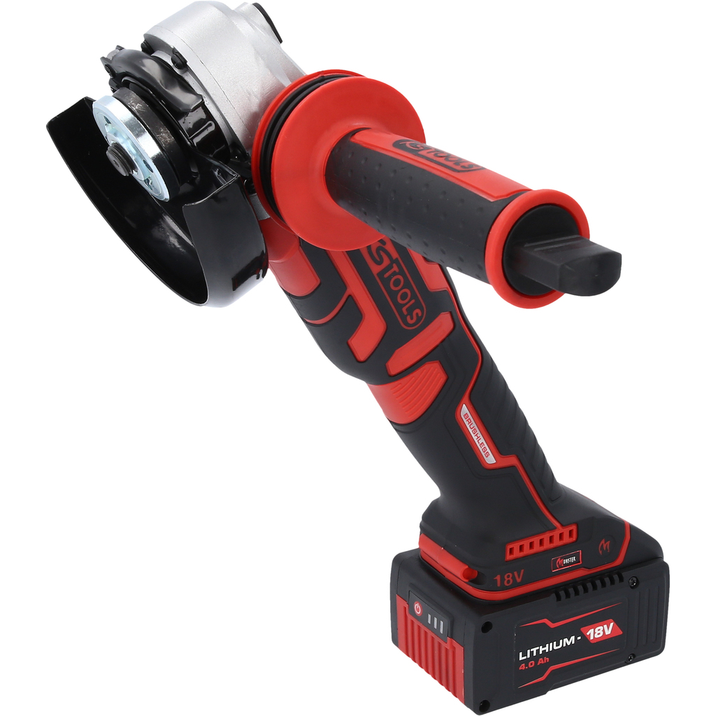 KS Tools eMONSTER Brushless-Akku-Winkelschleifer-Satz , 4-tlg