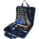 Universal tool set in nylon bag, 58-piece