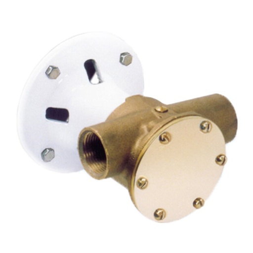 [11976] Impeller pump 22870-2043 Jabsco, bronze and flange adapter, BG080, 1" BSP, 2/3, NIT
