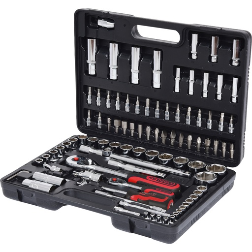 [918.0694] CHROMEplus socket wrench set 1/4" + 1/2", 94-piece