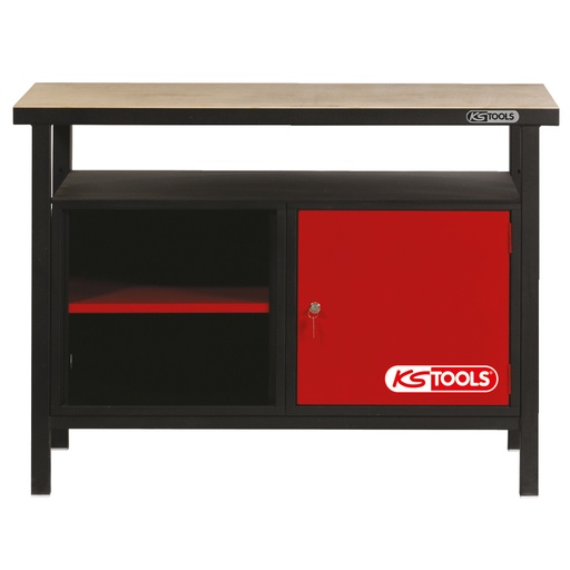 [865.0001] Workbench with 1 door, H840xW1200xD600mm