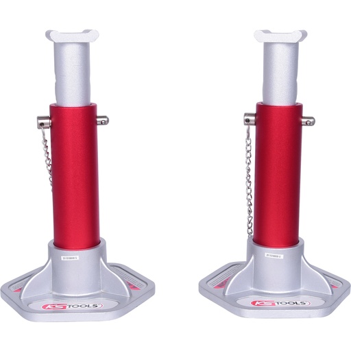 [160.0315] Aluminum jack stand set, 2-piece