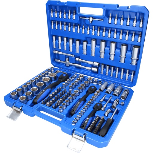 [BT023172] Brilliant socket wrench set, 172 pcs, 1/4", 3/8", 1/2"