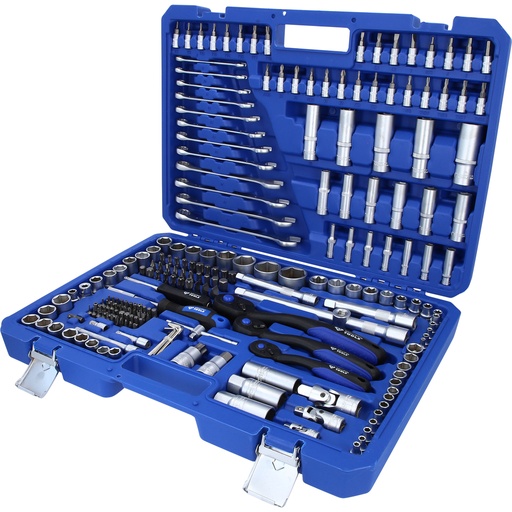 [BT023216] Brilliant socket wrench set, 216-piece, 1/4", 3/8", 1/2"