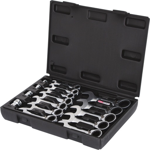 [503.4653] KS Tools GEARplus ratchet combination wrench set, short, 16-piece