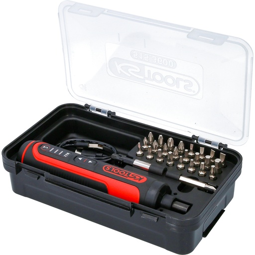 [515.3600] KS Tools - eMONSTER 1/4" cordless bit screwdriver set, 27 pcs