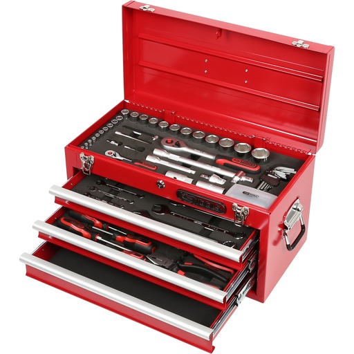 [911.0100] KS Tools 1/4"+1/2" tool set, 100 pcs